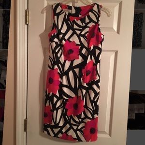 Dress Barn sheath dress Black red. Spring Easter